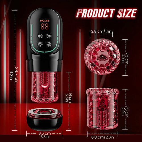 【Free lube】Cinder - Thrusting Rotating Sucking Vibrating Licking Blowjob Stroker