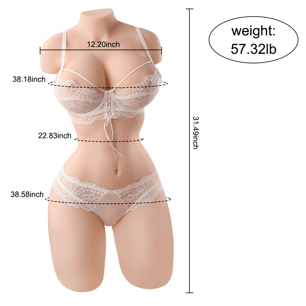 Brandy Doll Inverted Half body Doll Male Toy Real Hair Wholesale Male Masturbator Airplane Cup High Simulation