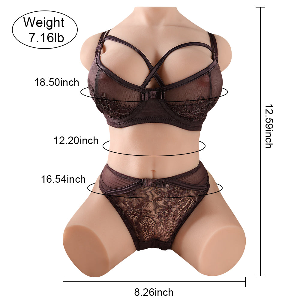 Male Masturbator Half body Solid Doll Manual Airplane Cup Name Device Yin Hip Inverted Adult Sex Toy