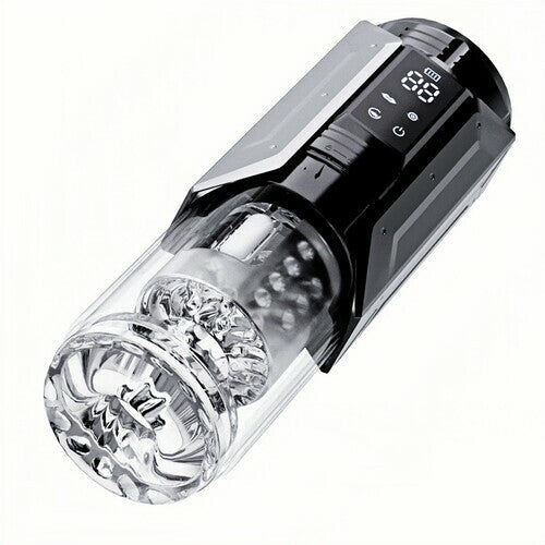 King - 7 Mode Vacuum Thrusting & Sucking & Vibrating Masturbator with LCD Display