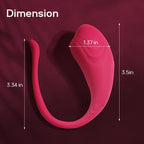 Froggy Wearable Remote Control Vibrator – Hands-Free Jump Egg for Couples, Adjustable Vibration, App & Remote Control Fun