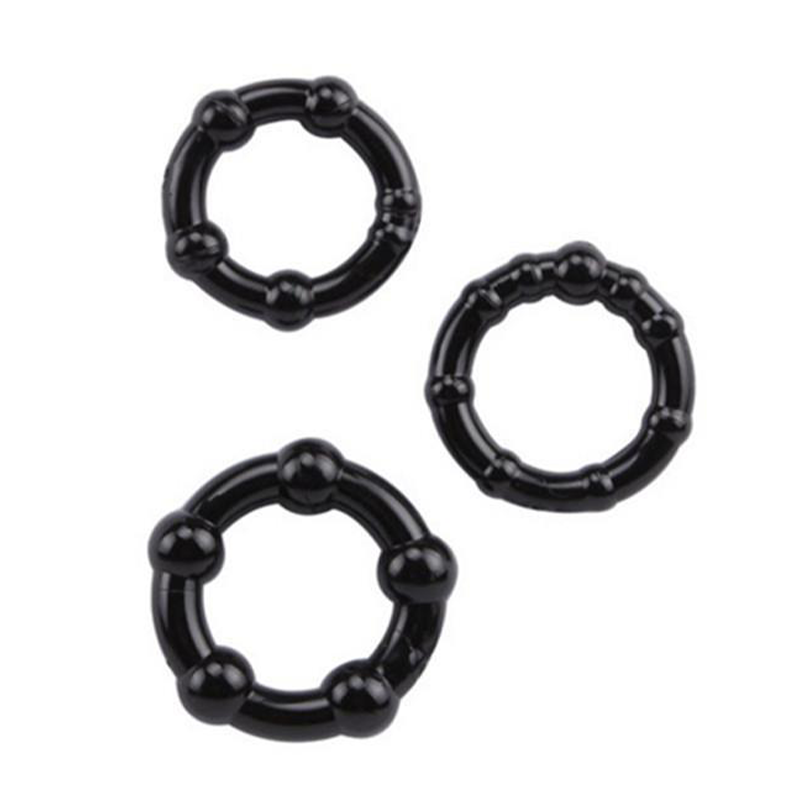Men's lock ring, tricolor crystal fixing ring, sun ring, delay ring, sex toy, penis ring, adult product